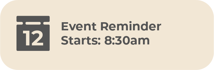 event venue marketing reminder
