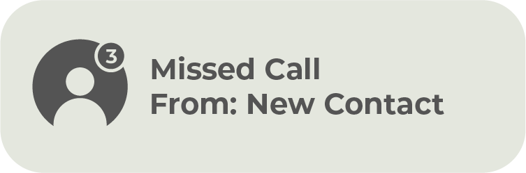 missed call wedding venue reminder